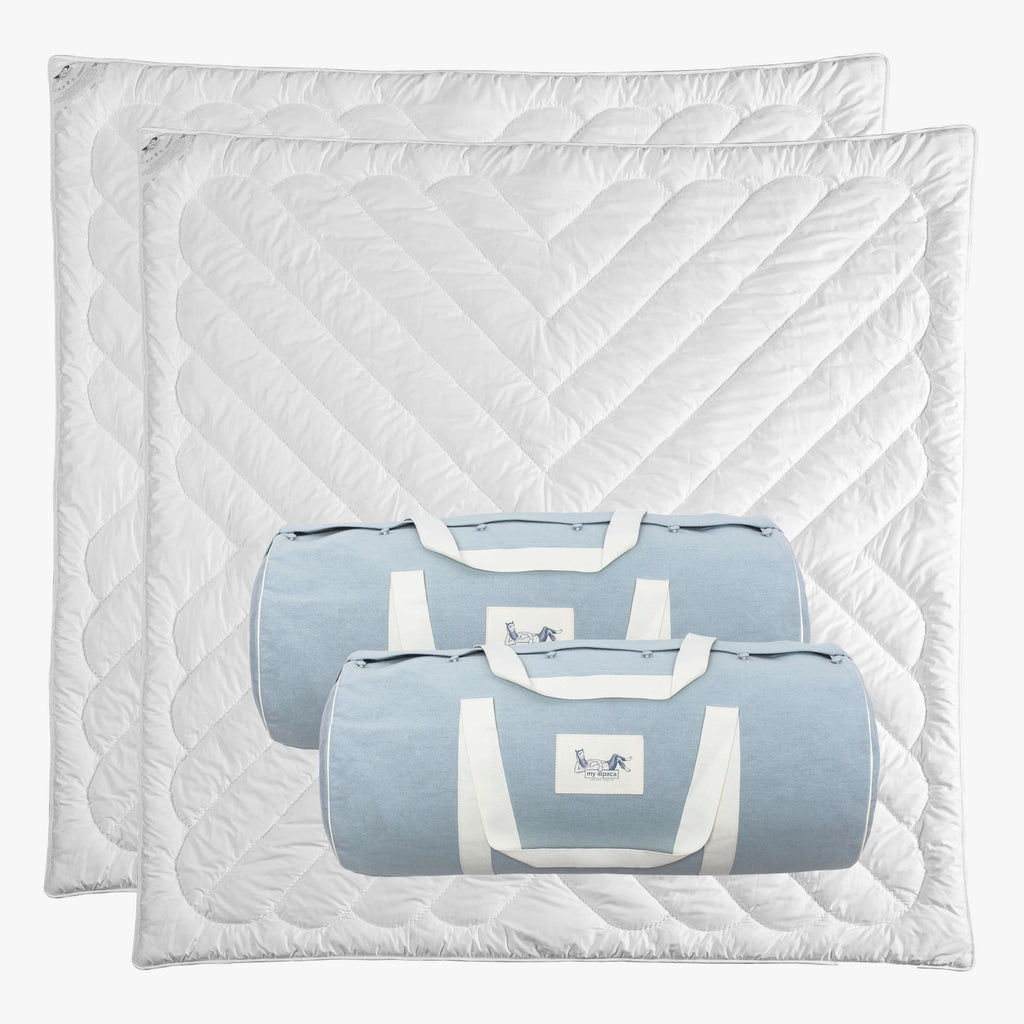 4 Seasons Set alpaca duvet Hamptons collection DOUBLE