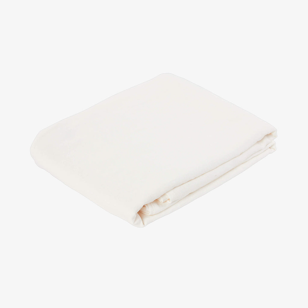 Fitted sheet MyAlpaca LOVES LINEN, Vanilla Cloud