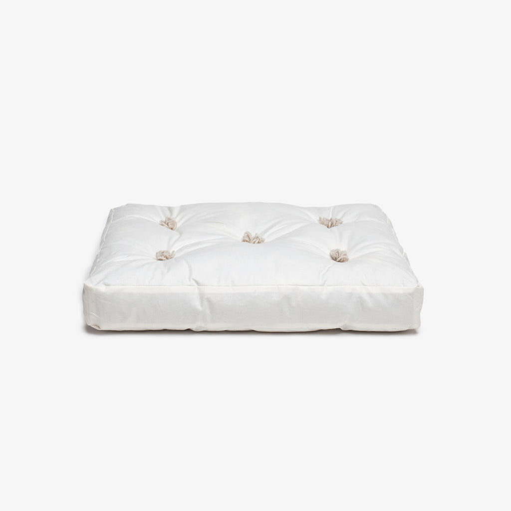 Handmade dog mattress filled with 100% alpaca fibre