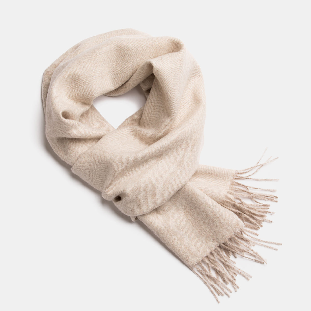小物 Eaphi /BOUCLE SUKASHI SHAWL beige Fluffy Boucle Scarf | EILEEN FISHER