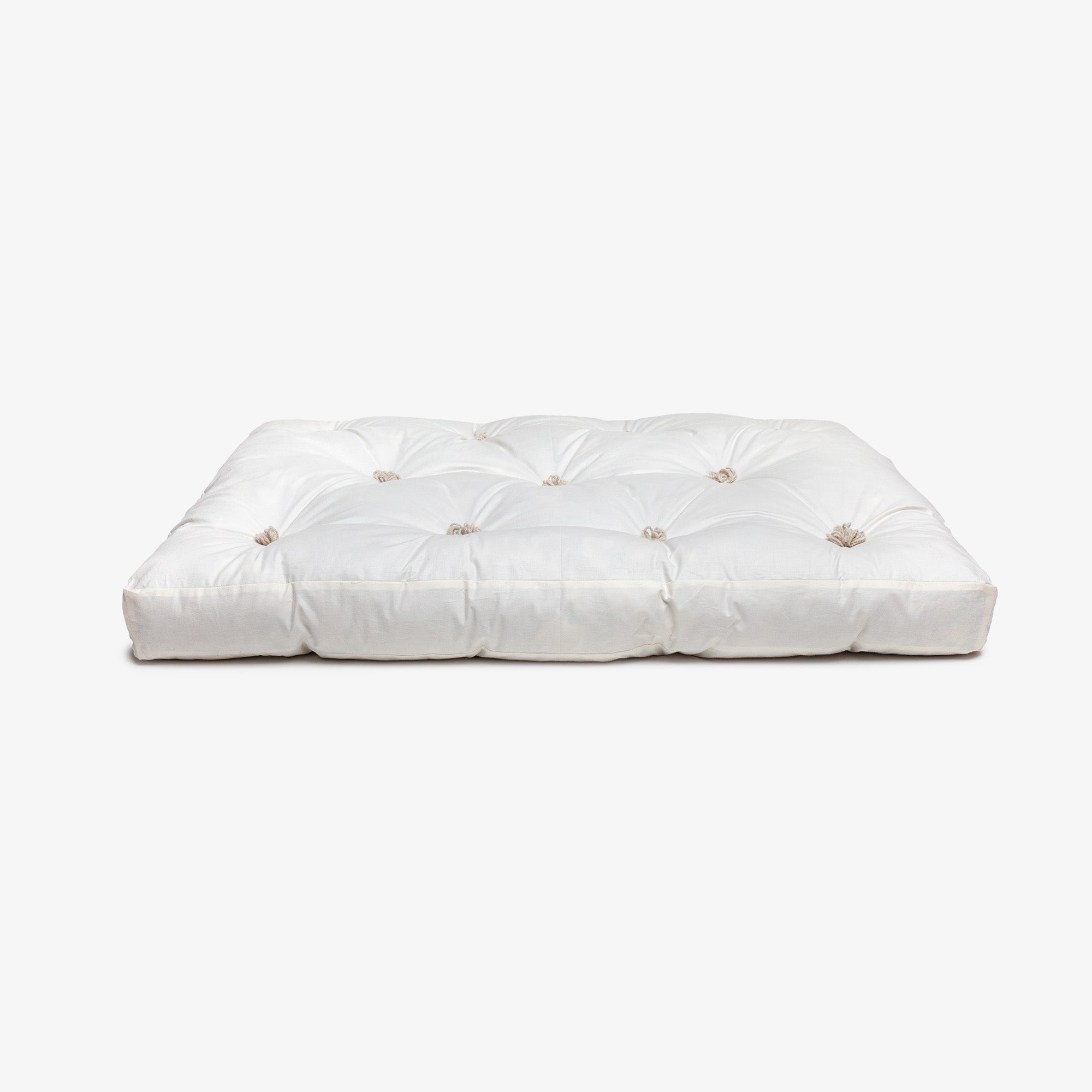 Handmade dog mattress filled with 100% alpaca fibre