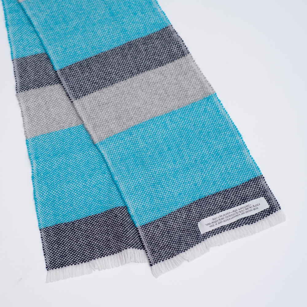 Handwoven Alpaca & Cashmere Scarf by QUILP