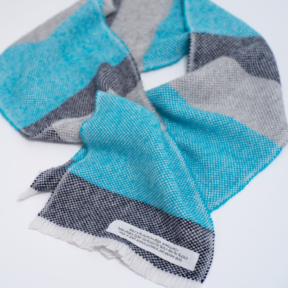 Handwoven Alpaca & Cashmere Scarf by QUILP