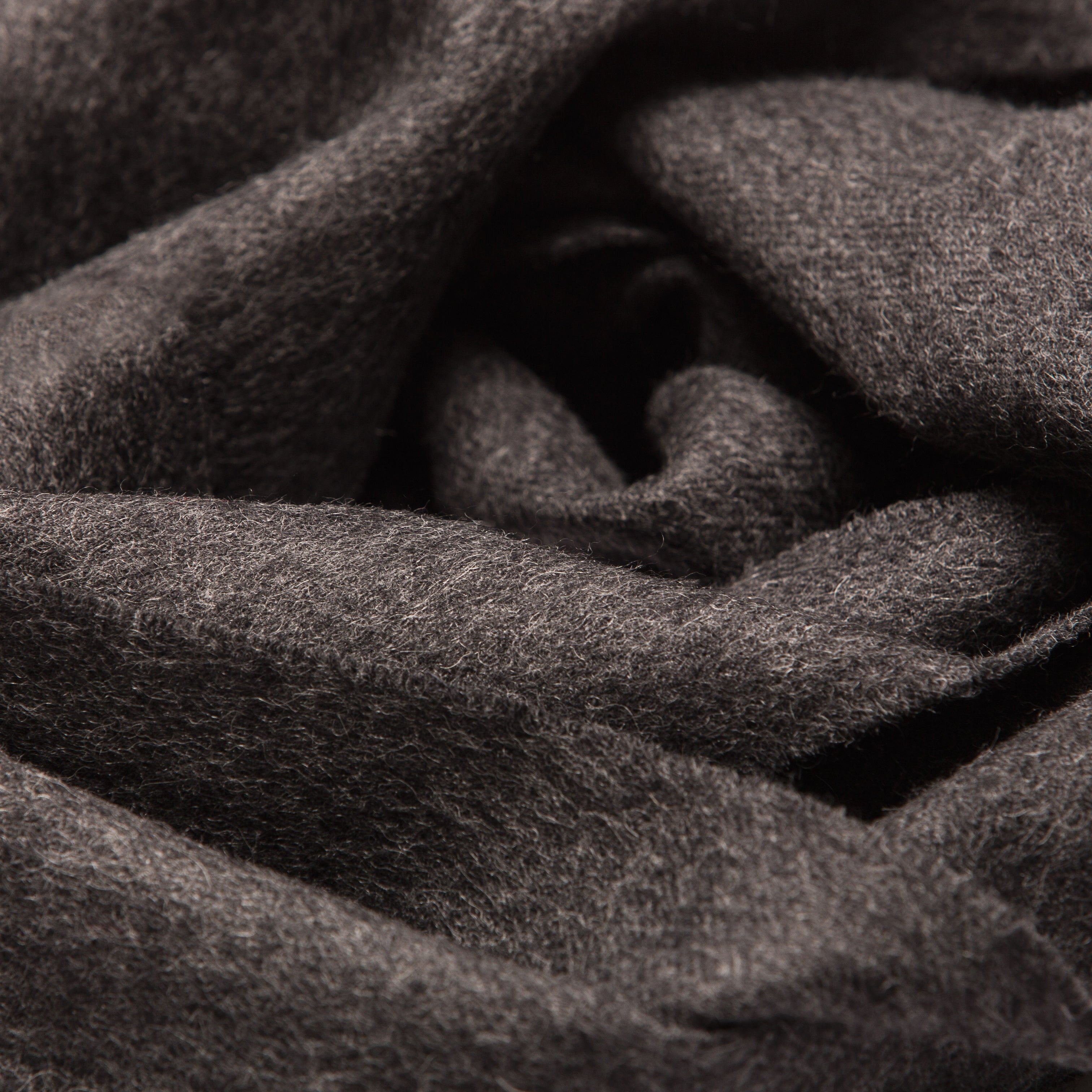 Scarf Exclusive 100% baby alpaca CHARCOAL